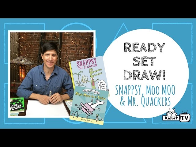 Ready Set Draw! How to Draw Snappsy, Moo Moo & Mr. Quackers