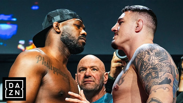 "Tension Was REAL!" – Jon Jones & Tom Aspinall FACE OFF Gets HEATED