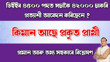 EXPOSED - REAL CANDIDATES OF DEE LPUP 4500 - ASSAM TET