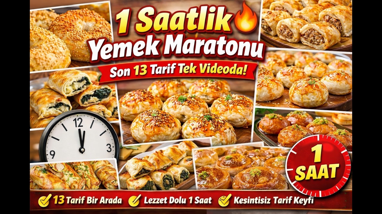1 Saat Boyunca En Sevilen 13 Tarifim! 🍽️ | Yemek Derlemesi