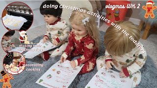 Doing Christmas Activities With the Toddlers | Vlogmas WK 2