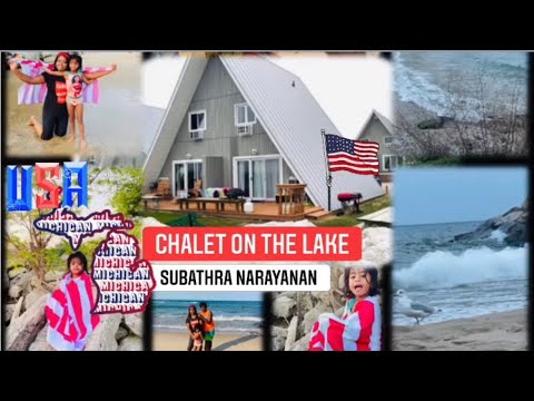 Chalet on the lake |Stevensville | Michigan 🏝 |USA 🇺🇸 | ஒரு புதுவிதமான camping⛺️| USA Travel 📔#8