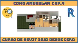 🧐 4/9 Como INSERTAR MUEBLES y OBJETOS en REVIT 2021 ✅ CURSO COMPLETO de REVIT 2021