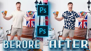 How to Add Patterns and Textures to Clothing in Photoshop [Fully Editable Technique] MY WORK/2024