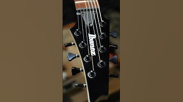 Installing Locking Tuners on an Ibanez 8 String! #shorts #luthier #shortsfeed #short #guitar #mods