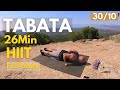 Tabata full body workout 26 min / Interval training music