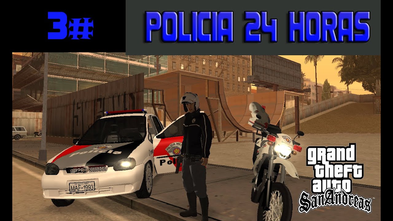 GTA POLICIA 24 HORAS - #3 PMESP - ROCAM NA ÁREA