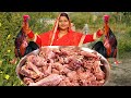 Village chicken curry recipe by anishka  yummy chicken curry cooking in village  country chicken