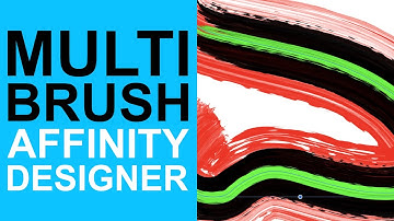 Multi Brush Pencil Strokes In Affinity Designer | How To