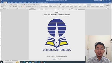 Tugas 1 - MSIM4203 Algoritma dan Pemrograman - Universitas Terbuka