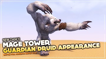 Guardian Druid Mage Tower Appearance New Dance | Patch 8.3 Visions of N