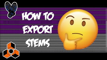 Reason 10 | How to Export Stems - How To Bounce Mixer Tracks In Reason