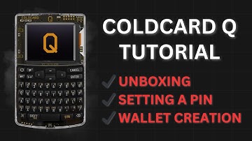 Coldcard Q Bitcoin Wallet - Unboxing, Setup & Create Wallet