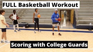 FULL Basketball Workout | College Guards | Creativity and Smart with your Moves | G2G Basketball