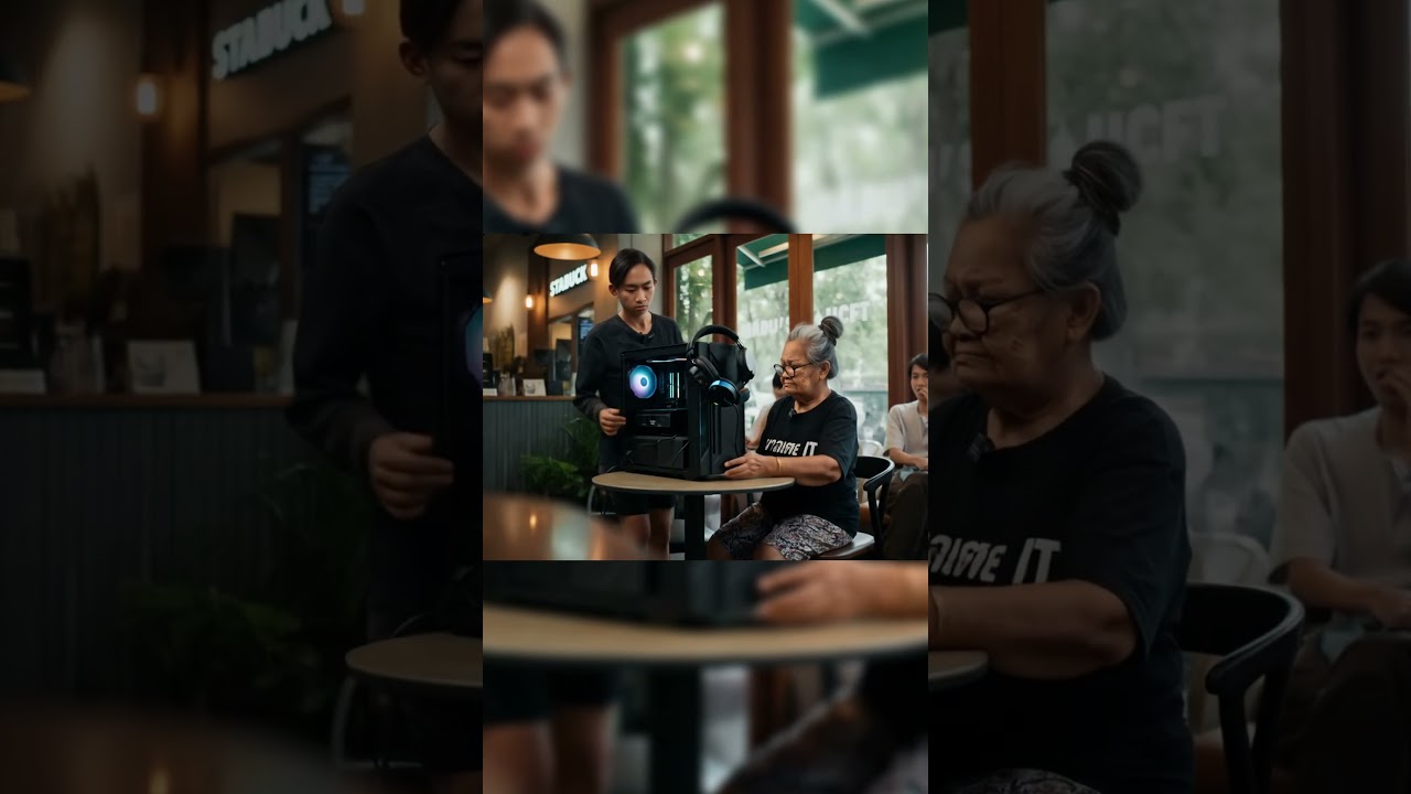 ยายลองแบกคอมไป Starbuck แล้ว แรงกว่าแบกโน้ตบุ๊กจริงๆ ด้วย