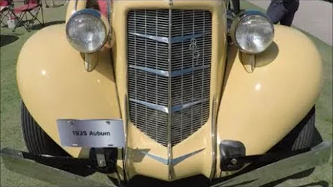 1935 Auburn 851 Phaeton YelRed GasparillaTampa0413095119