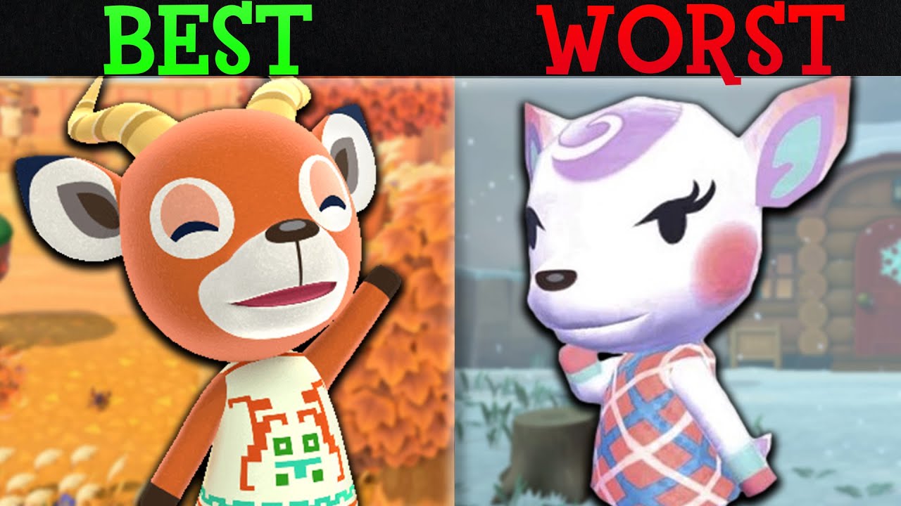 DEER VILLAGERS RANKED (BEST TO WORST) - Animal Crossing New Horizons