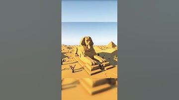 Sphinx statue in Minecraft #minecraft #minecraftshorts #phonkmusic #music #audio #song #edm