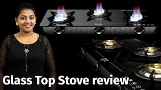 Preethi Glass Top 3 Burner Gas Stove Unboxing & Review | 3 Burner Gas Stove | Preethi Valentino