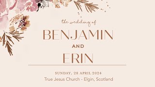The Holy Matrimony of Benjamin \& Erin