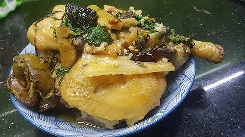 Cách làm gà tần thuốc bắc ngon bổ dưỡng