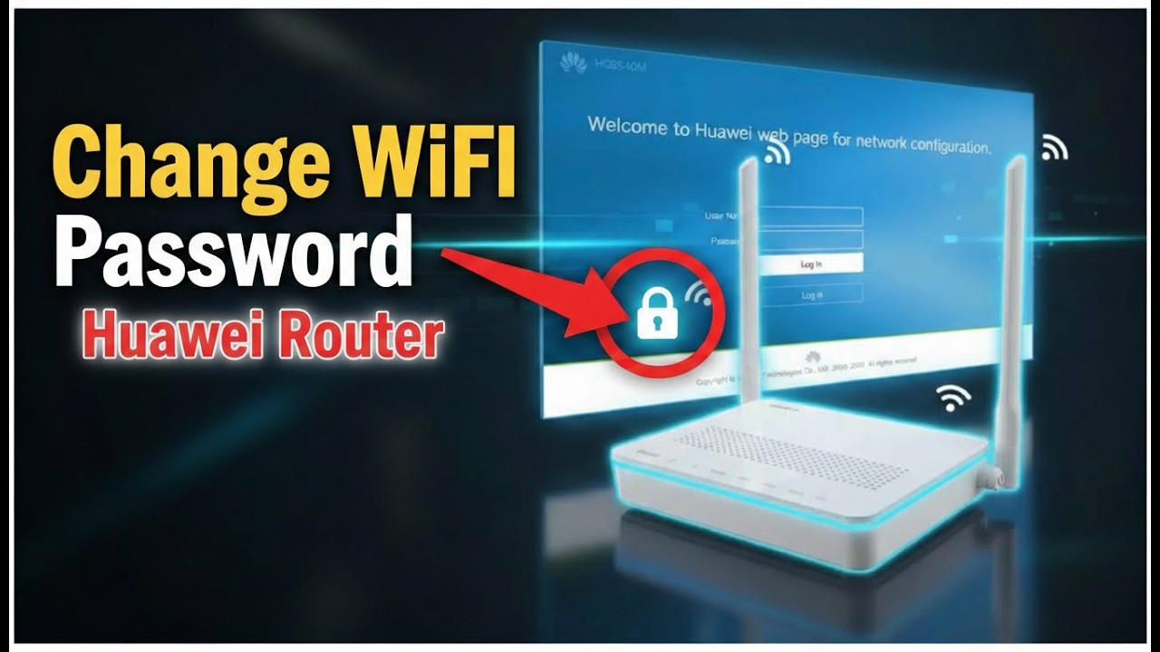 How to Change Huawei Router Password | Change WiFi Password in Huawei ...