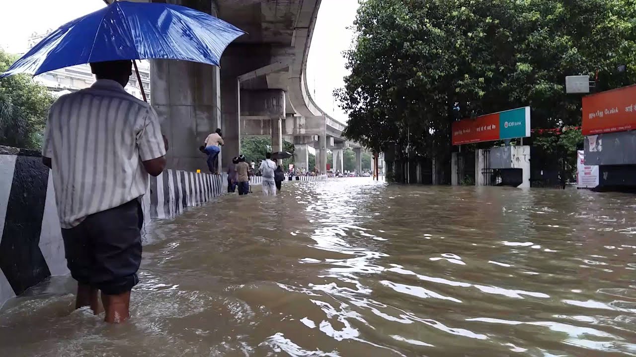 CHENNAI FLOOD NEAR ASHOK LEYLAND GUINDY YouTube