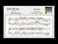 The Story Of Rozana روزانا Classic Levantine Folk On Piano Score 