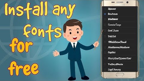 How To Install Any Font For Free in Your Samsung A20,A30,A50,A70,A51,A71 or any  One UI device.