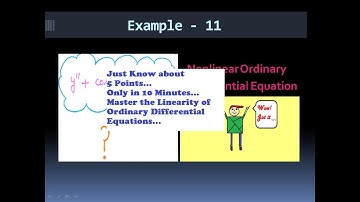 Linear and Nonlinear Ordinary Differential Equations: Lecture-5