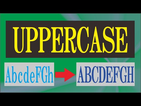 Belajar mengubah huruf kecil (lowercase) menjadi Huruf Kapital (UPPERCASE) - Kebalikan Fungsi lower