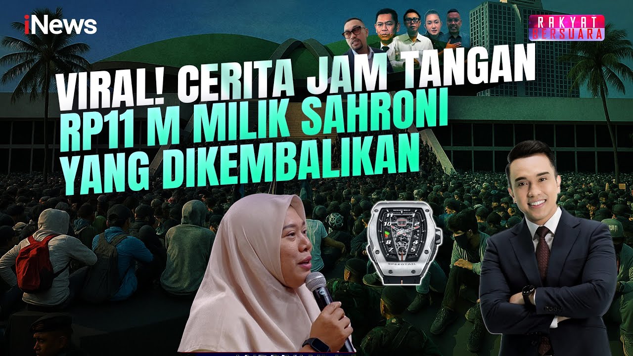 Eksklusif! Kronologi Jam Tangan Sahroni Seharga Rp11 Miliar Dikembalikan | Rakyat Bersuara (02/09)