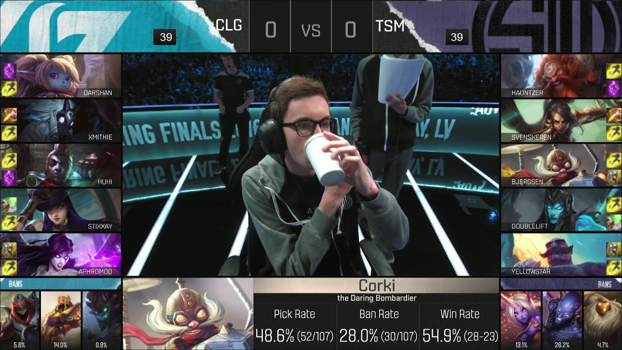 TSM vs CLG Game 1 - NA LCS Spring 2016 Final - Team SoloMid vs Counter Logic Gaming