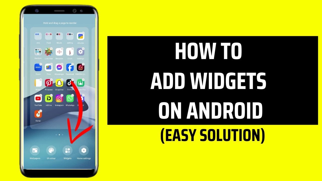 How To Add Widgets On Android - YouTube