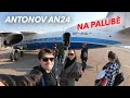 Na palubě Antonov AN-24 (Motor Sich) a divert do Ostravy (Sky Up)