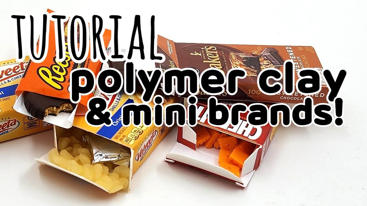 Tutorial: How to Make Fake Food for Mini Brands! Sculpey Clay Tutorial for  Beginners. 