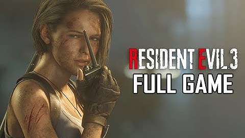 RESIDENT EVIL 3 REMAKE Walkthrough - FULL GAME (No Commentary)