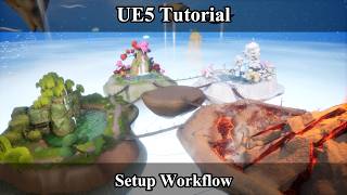 Stylized Floating Islands – 4 Biomes + Underwater | UE5 Tutorial