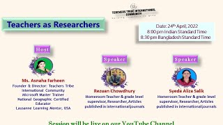 Teachers as Researchers