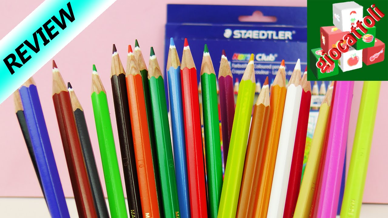 24 pastelli colorati marcati Staedtler 24 pastelli colorati marcati Staedtler