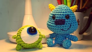 Sulley Monsters Inc amigurumi tejido a crochet