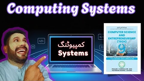📚 Computer Science for class 9 – Chapter 1 : Computing Systems (Hardware, Software, Electricity)