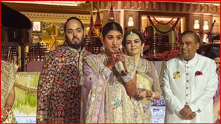 Radhika Merchant FIRST Speech After Marriage With Anant Ambani, Nita-Mukesh Ambani