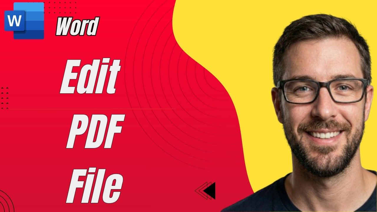 How To Edit PDF File With Microsoft Word | Edit PDF Free [2026 Guide ...