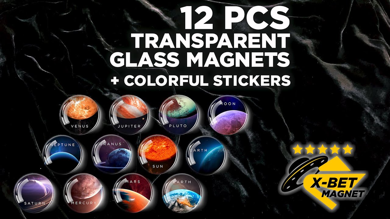 Glass Decorative Magnets 12 PCs - Business Quotes