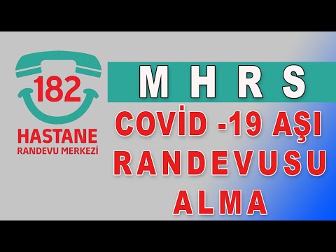 MHRS den Covid 19 Aşı Randevusu Nasıl Alınır