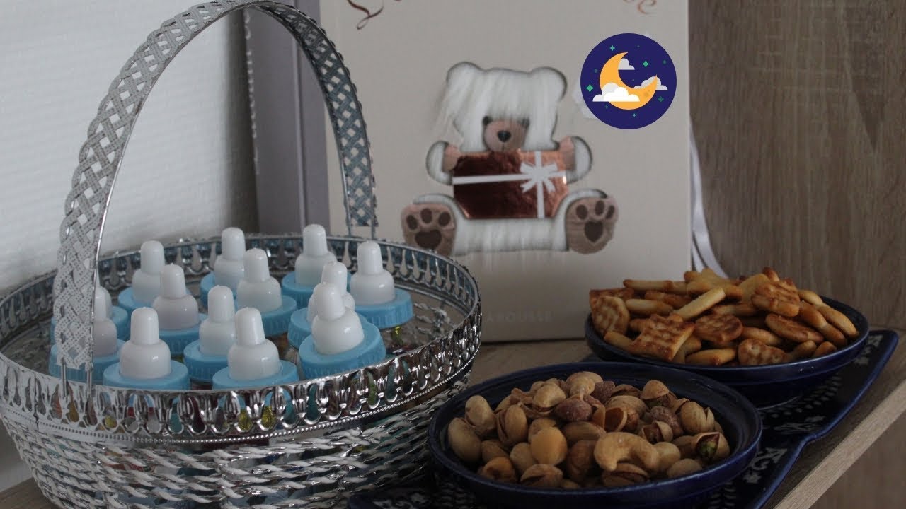 دراجي السبوع (العقيقة) بتكاليف جد بسيطة 👶♡ décoration dragées bébé💙