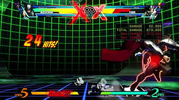 Umvc3 - Wolverine - Level 1 X-Factor Hit Confirm