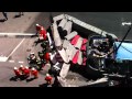 Perez crash F1 Monaco GP 2011