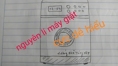 sơ đồ khối và nguyên lí tổng quát máy giặt mono cửa đứng